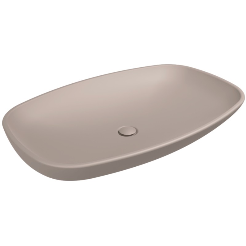 Flaminia Nuda 85 basin countertop Argilla 5080ARG
