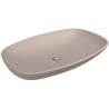 Flaminia Nuda 85 basin countertop Argilla 5080ARG