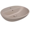 Flaminia Nuda 60 Countertop/wall-mounted washbasin with a shelf for a single-hole tap argilla 5083ARG