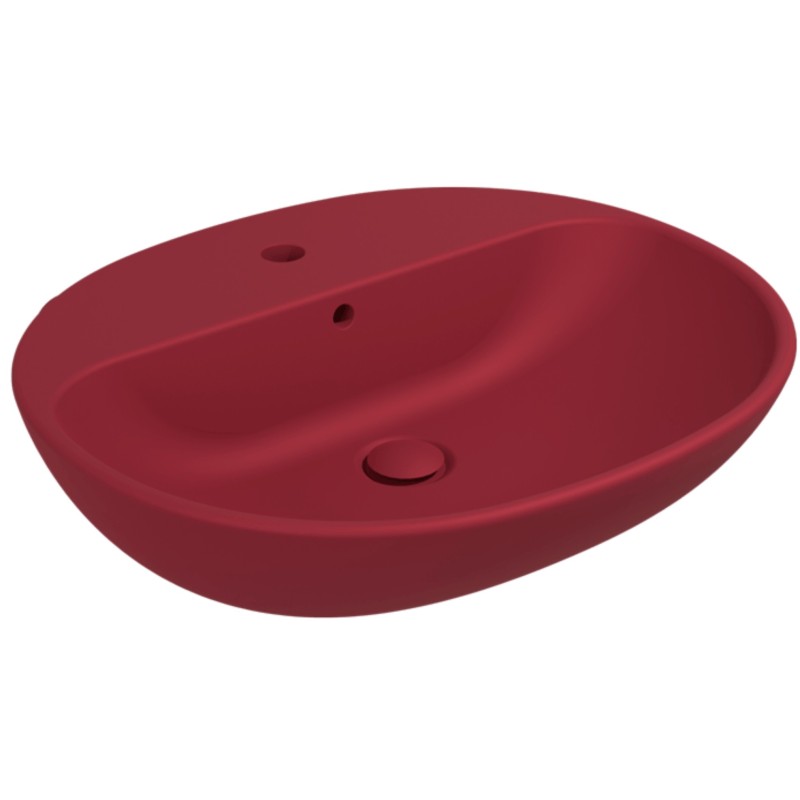Flaminia  Nuda 60 Flaminia Nuda 60 Countertop/wall-mounted washbasin with a shelf for a single-hole tap rosso rubens 5083RRU