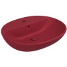 Flaminia  Nuda 60 Flaminia Nuda 60 Countertop/wall-mounted washbasin with a shelf for a single-hole tap rosso rubens 5083RRU