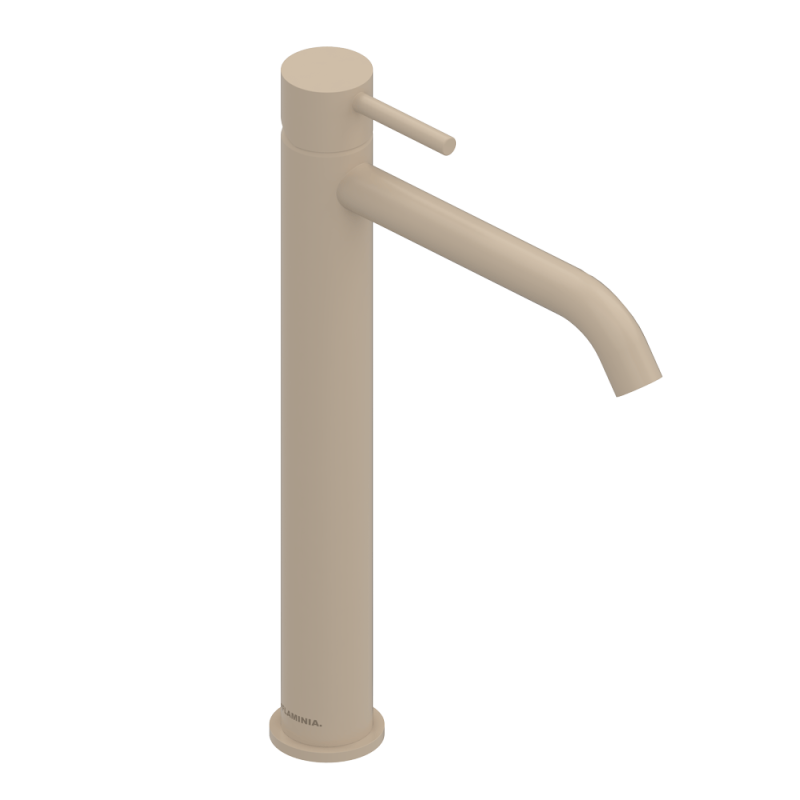 Flaminia Look bateria umywalkowa jednouchwytowa wysoka H33  LQ3055 Argilla LQ3055ARG