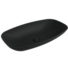 Flaminia Nudaslim 75 basin countertop/wall hung black matt ND75LCAR