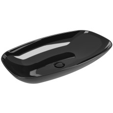 Flaminia Nudaslim 75 basin countertop/wall hung black shine ND75LNER