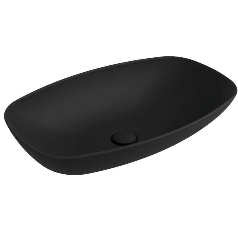 Flaminia Nudaslim 60 basin countertop/wall hung ND60LCAR carbone