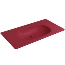 Flaminia Nudaflat 90 Umywalka wisząca rosso rubens ND90LRRU