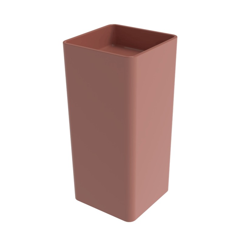 Flaminia Monowash zielona umywalka stojąca przyścienna MW40PTC Terracotta