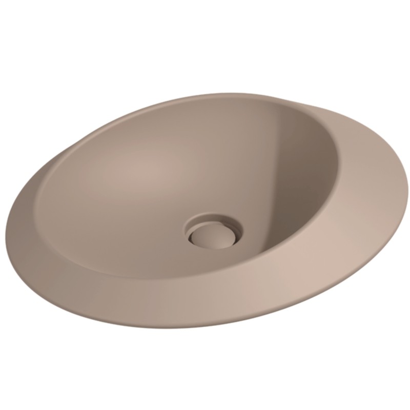 Flaminia Spire 58 umywalka nablatowa, SP58AARG argilla