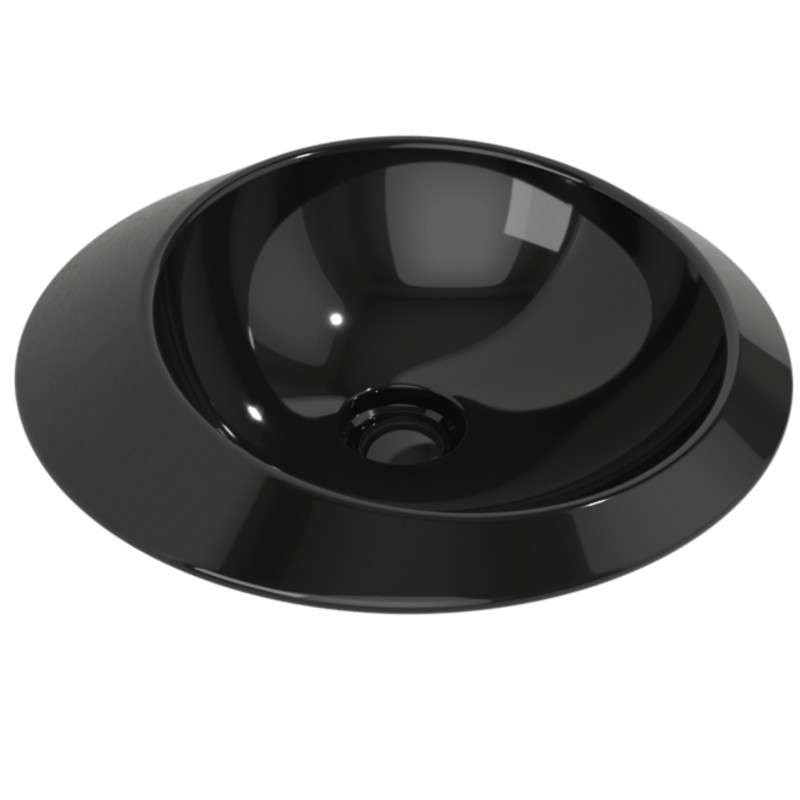 Flaminia Spire 48 basin countertop, SP48ANER black