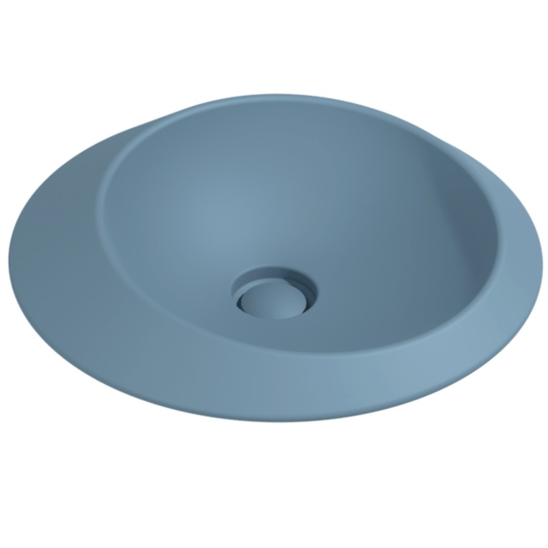 Flaminia Spire 48 basin countertop blue , SP48ANUV nuvola