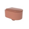 Flaminia Astra miska wc wisząca bezrantowa Goclean z deską wolnoopadającą AS118GTC+ASCW05TC Terracotta