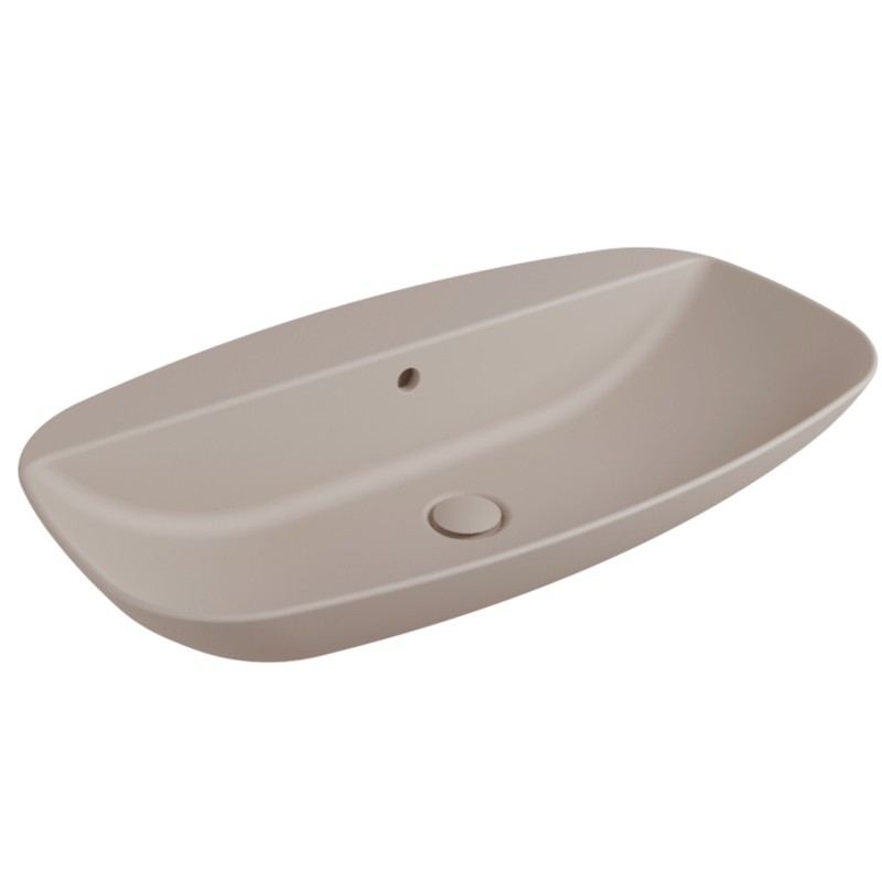 Flaminia Nudaslim 75 umywalka nablatowa/wisząca ND75PR Argilla ND75PRARG