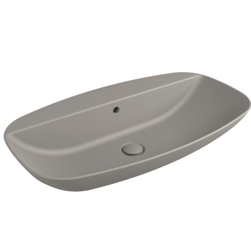 Flaminia Nudaslim 75 umywalka nablatowa/wisząca ND75PRCEN cenere