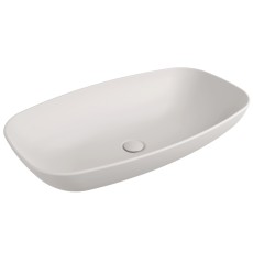 Flaminia Nudaslim 75 basin countertop ND75ALAT white matt / Latte / Milky White