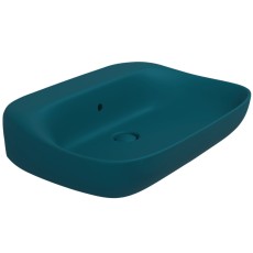 Flaminia Fluo umywalka nablatowa/wisząca 70 cm kolor Petrolio FU70LPET