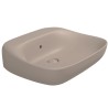 Flaminia Fluo basin countertop/wall hung 60 cm argilla FU60LARG