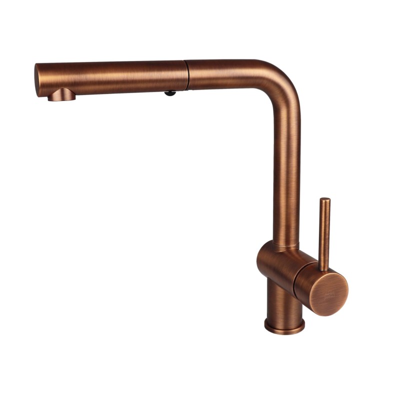 Paffoni Light bateria kuchenna stojąca , miedź szczotkowana