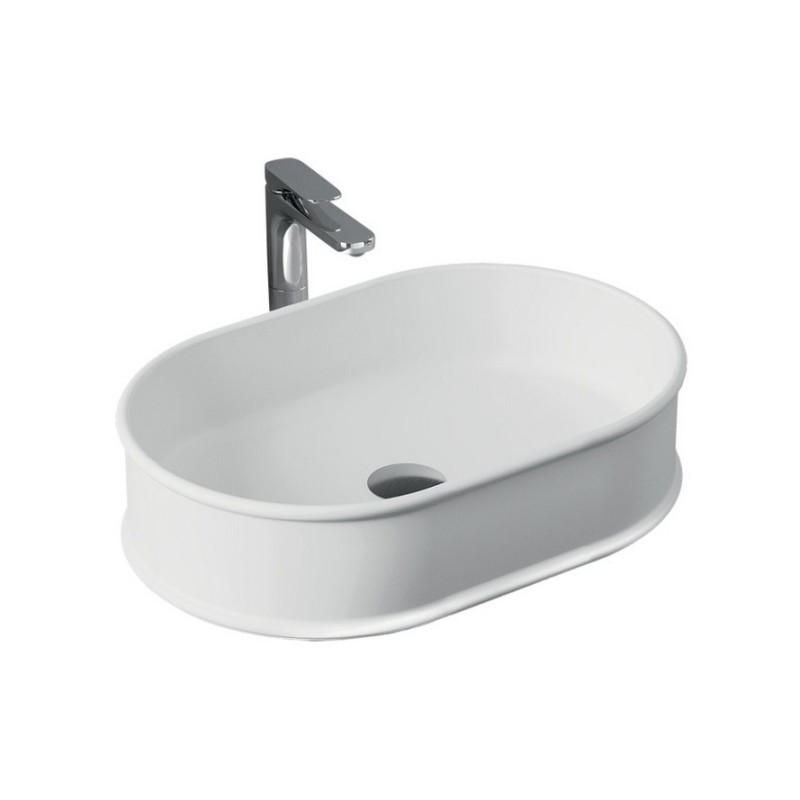 Artceram Atelier umywalka nablatowa 60 cm biały połysk