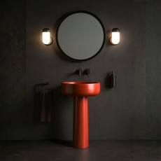 Flaminia Bonola umywalka stojaca na postumecie 46cm, rosso rubens BN46A +BN50C