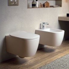 Hidra Faster miska wc bezrantowe + deska wolnoopadająca biała (FAWR20 + FAZQ) Wyprzedaż