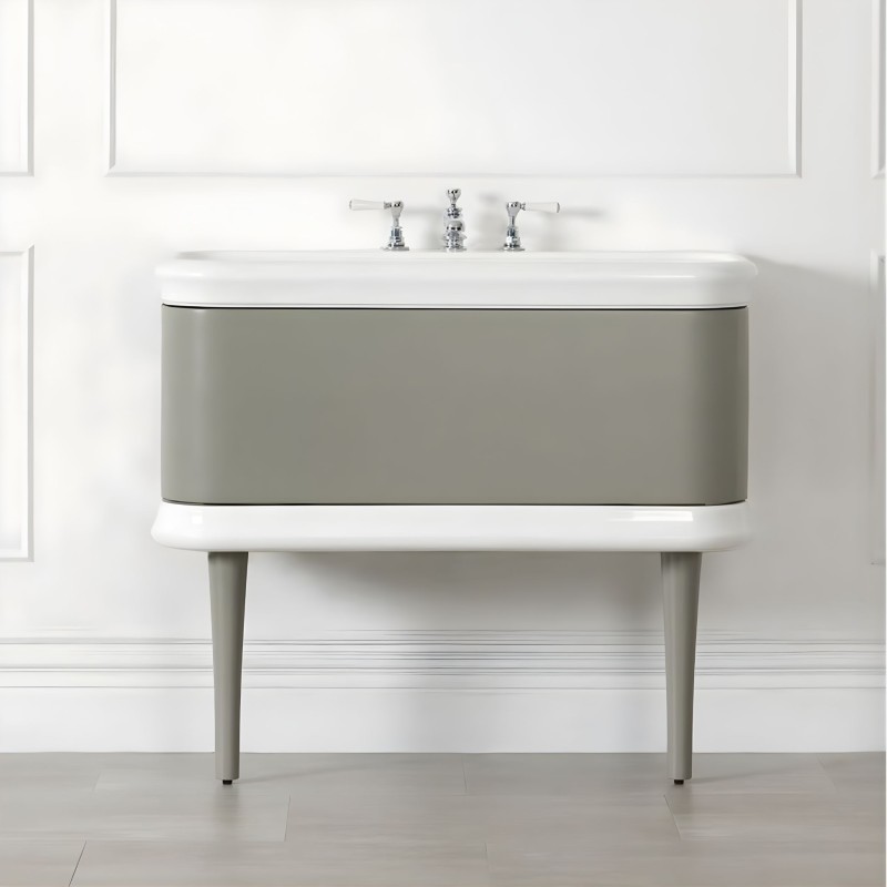 Victoria+Albert Lario 100 szafka z umywalką z 3 otworami na baterię