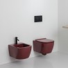Hidra Faster miska wc wisząca bezrantowa shine red