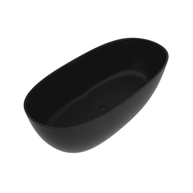 Flaminia App wanna wolnostojąca 145 cm czarny mat / Carbone