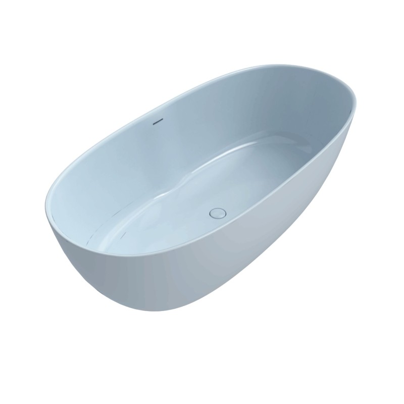 Flaminia App wanna wolnostojąca 145 cm niebieska / Azzurro Polvere