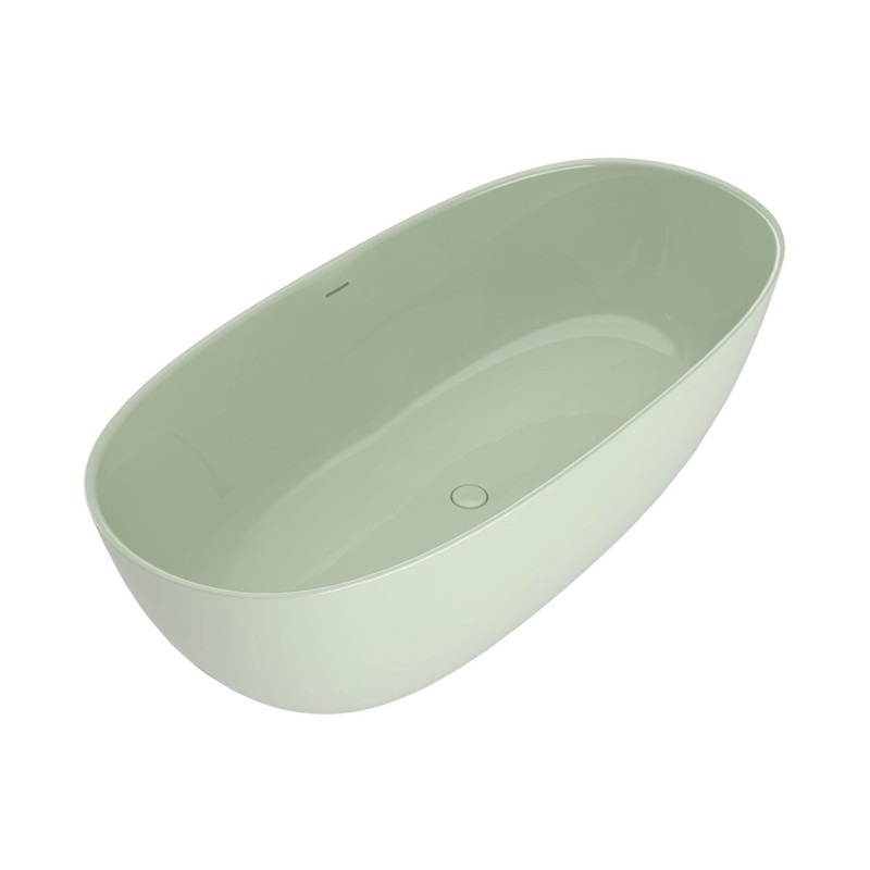 Flaminia App wanna wolnostojąca 160 cm zielona / Verde Giada rysunek techniczny