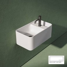 Artceram Brooklyn 60 umywalka wisząca lub nablatowa bialy mat