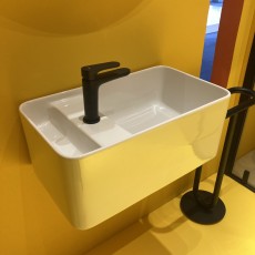 Artceram Brooklyn 60 umywalka wisząca bez otworu z możliwością umieszczenia 1 otw biały połysk