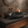 GSG Touch Countertop basin 90cm black shine