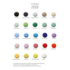 Bleu Provence Romantic szczotka WC biały połysk z chromowanymi elementami