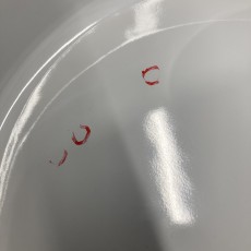 Artceram Atelier umywalka nablatowa 60 cm biały połysk, OUTLET