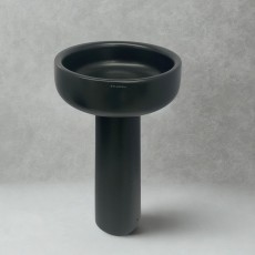 Flaminia Bonola  Freestnding baisn 46 cm on pedestal carbone