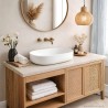 Cognac 55 washbasin white
