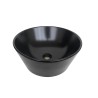 Hidra Wire umywalka nablatowa 43cm czarna matowa