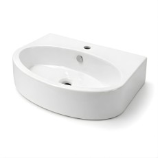 GSG Like umywalka nablatowa 60cm biały połysk Wyprzedaż