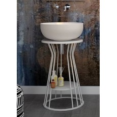 Hidra Sphere umywalka nablatowa 44X17h biały połysk Wyprzedaż