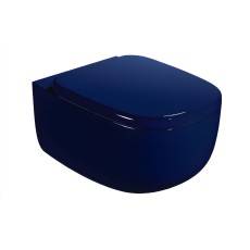 Hidra Bounce wc Vortex wirowe spłukiwanie + deska wolnoopadająca Granatowa