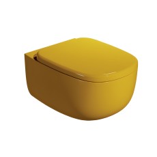 kopia Hidra Bounce wc Vortex wirowe spłukiwanie + deska wolnoopadająca Żółta