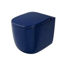 Hidra Bounce wc stojące Vortex wirowe spłukiwanie + deska wolnoopadająca niebieska