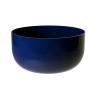 Hidra Ceramica Sphere round countertop basin 44X17h shine blu SP17 105