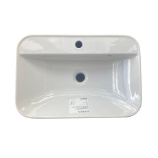 Hidra Gio Evolution umywalka wpuszczana w blat z przelewem 60cm biała G240