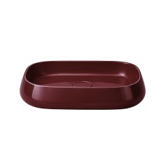 Hidra Bounce basin countertop red shine