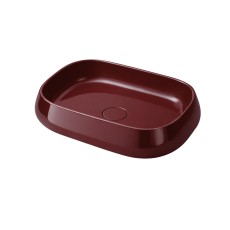 Hidra Bounce basin countertop red shine