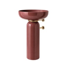 Artceram Jolie stojąca umywalka 50cm czerwona +postument ( czerwony ) Paprika+ złoty ring
