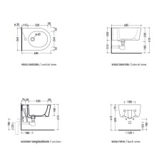 Flaminia Mini Link bidet wiszący
