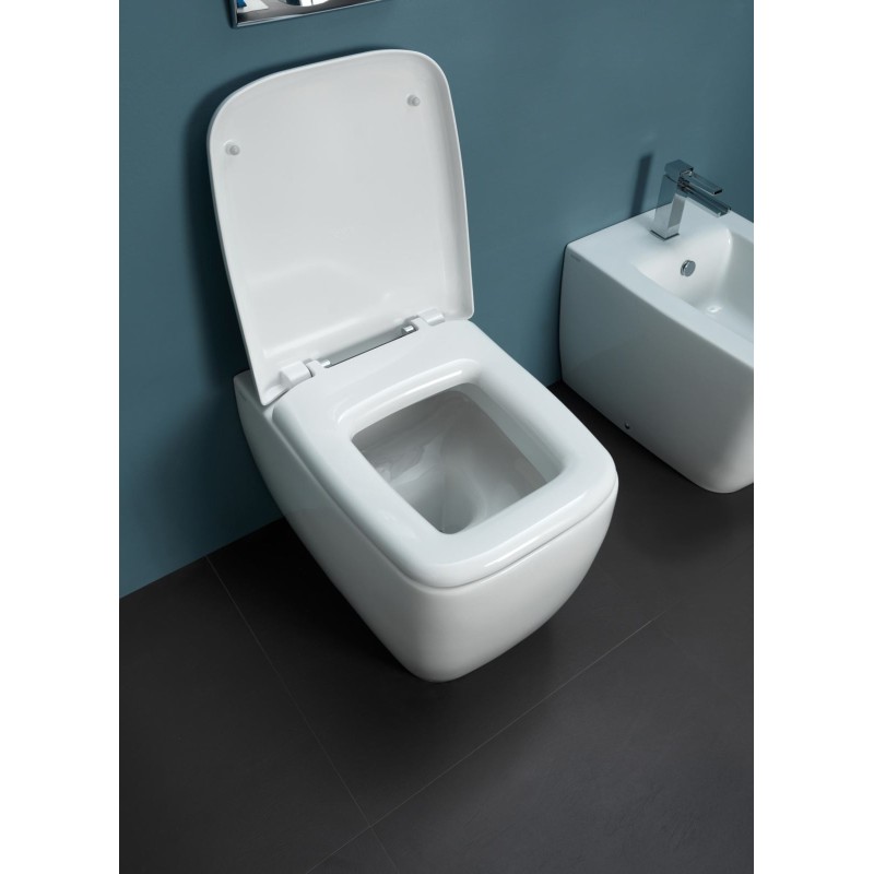 GSG Lilac deska wc wolnoopadająca biała