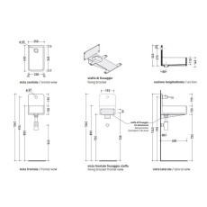 Flaminia Miniwash 25 technical drawing